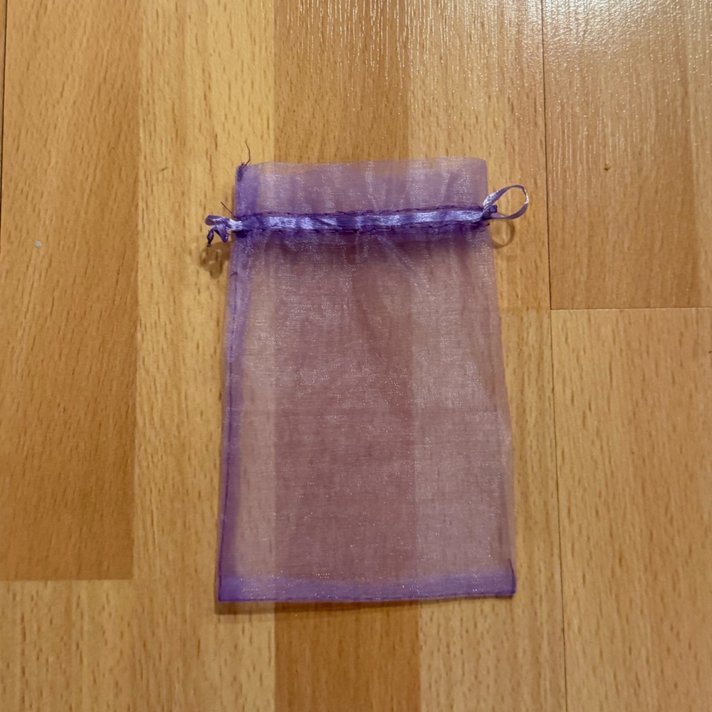 Purple Sheer Organza Gift Bag